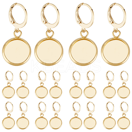 30Pcs 304 Stainless Steel Leverback Earring Findings EJEW-AB00017-1
