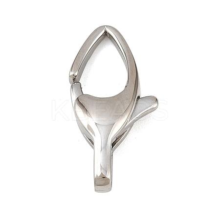 316 Stainless Steel Lobster Claw Clasps LS-STAS-C154-02C-P-1