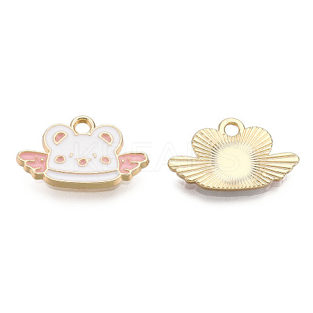 Alloy Enamel Pendants PALLOY-N170-034C-NR-1