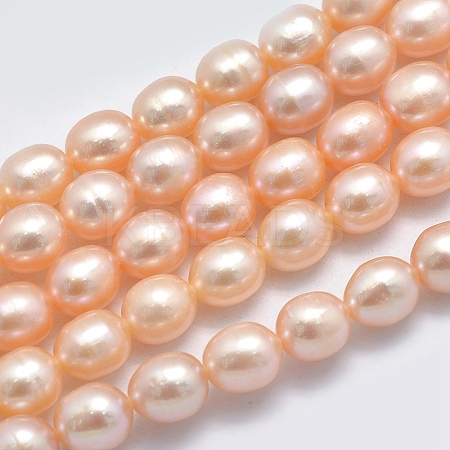 Natural Cultured Freshwater Pearl Beads Strands PEAR-K003-23C-01-1