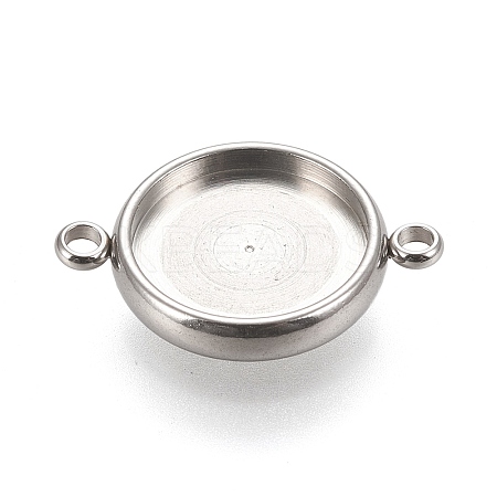 Tarnish Resistant 304 Stainless Steel Links Connectors Settings LS-STAS-K202-02E-P-1