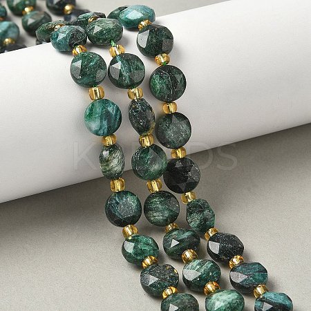 Natural Fuchsite Beads Strands G-G271-C03-10mm-1
