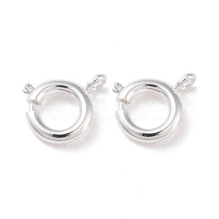 Eco-friendly Brass Spring Ring Clasps LS-KK-D082-01B-S-1