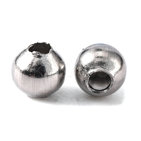 Tarnish Resistant 304 Stainless Steel Round Beads STAS-N020-16-4mm-1