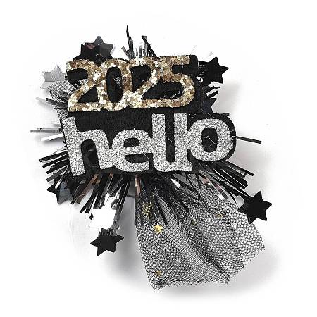 New Year's party Iron Hair Clip OHAR-R102-01L-1