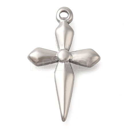 Anti-Tarnish 304 Stainless Steel Pendants STAS-P369-06P-1