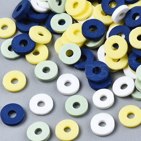 Handmade Polymer Clay Beads CLAY-T019-02B-44-1
