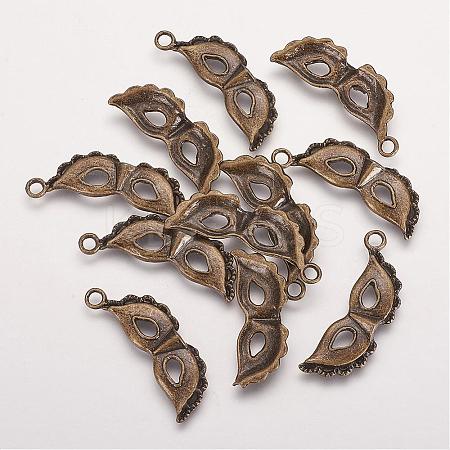 Tibetan Style Alloy Pendants TIBEP-A12590-AB-NR-1