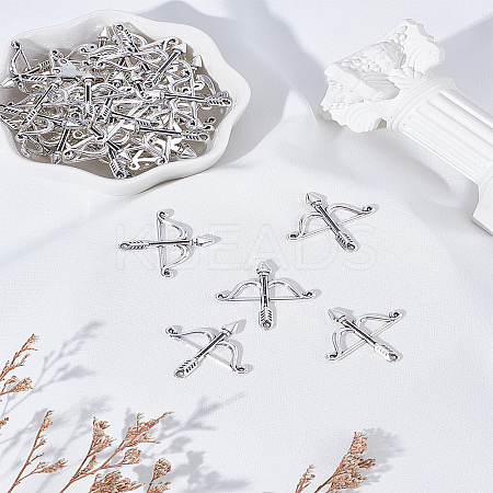 50Pcs Tibetan Style Alloy Pendants FIND-LP0006-41-1