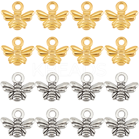 200Pcs 2 Styles Alloy Charms FIND-SC0013-98-1