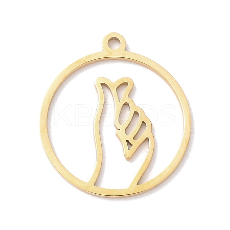 304 Stainless Steel Pendants STAS-Z131-01C-G-1