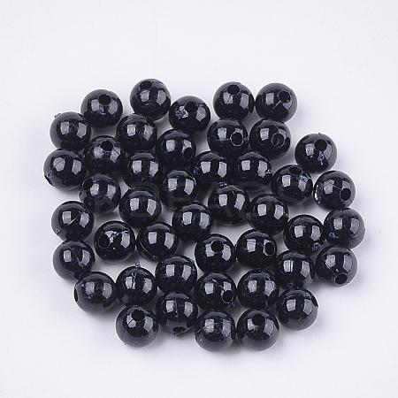 Opaque Plastic Beads KY-T005-6mm-616-1