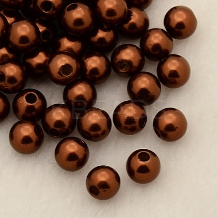 Imitation Pearl Acrylic Beads PL610-06-1