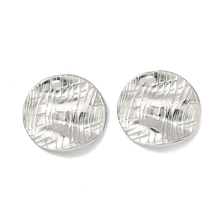 304 Stainless Steel Pendants STAS-B126-02P-1