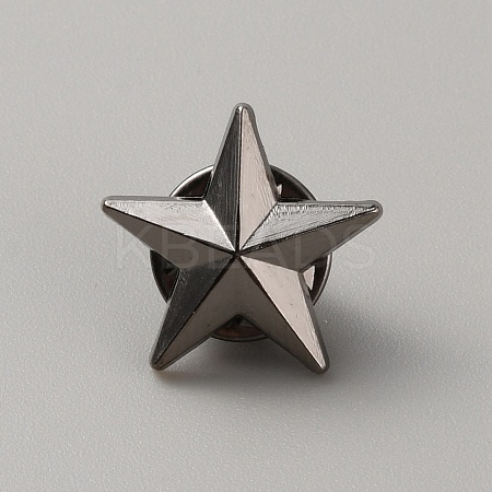 Alloy Star Lapel Pin Brooch LS-JEWB-WH0038-02B-1