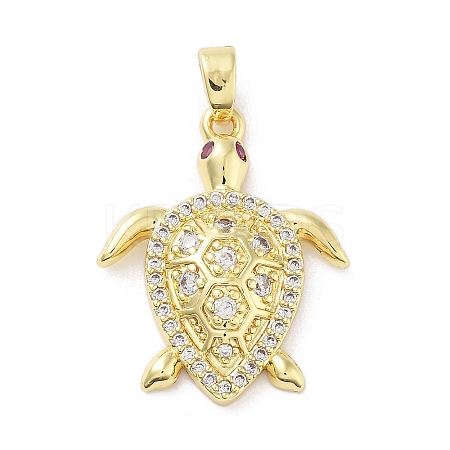 Brass Micro Pave Cubic Zirconia Pendants LS-KK-F877-13G-1