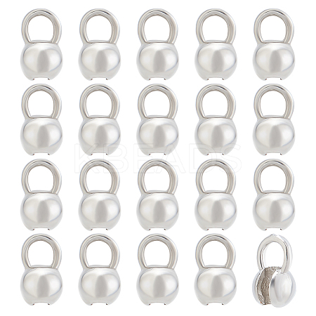 20Pcs Brass Bead Tips KK-BC0013-26-1