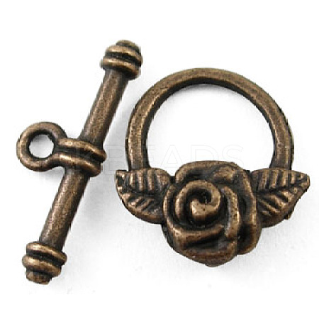 Tibetan Style Toggle Clasps LS-RLF0026Y-NF-1