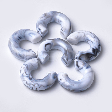 Acrylic Beads OACR-T007-11F-1