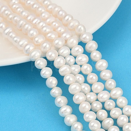 Natural Cultured Freshwater Pearl Beads Strands PEAR-I007-07Y-10A-1