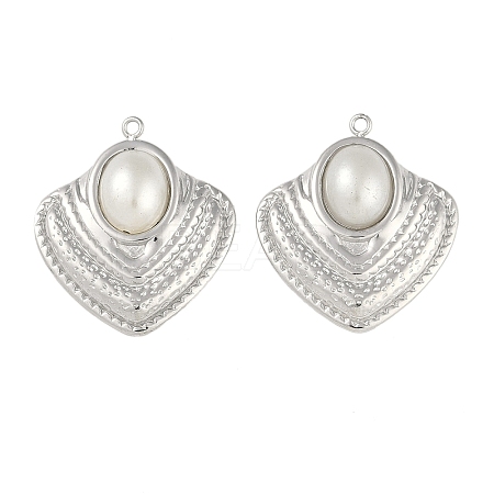 304 Stainless Steel Pendants STAS-Z070-02P-02-1