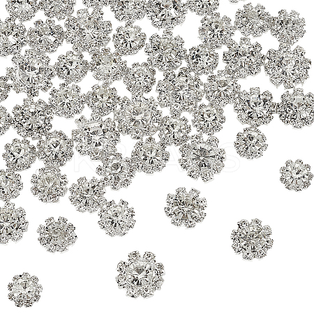 60pcs 4 Styles Cubic Zirconia with Alloy Cabochons DIY-AR0004-03A-1