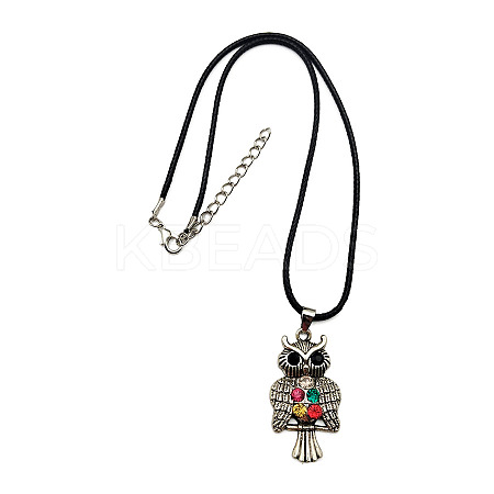 Owl Pendant Necklaces for Men and Women VY7534-1