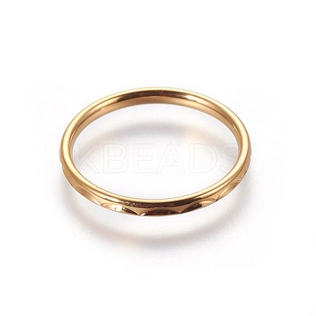 304 Stainless Steel Finger Rings RJEW-O032-01G-18mm-1