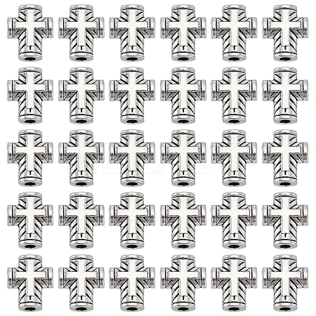 100Pcs Tibetan Style Zinc Alloy Beads FIND-HY0004-28-1