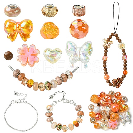 DIY Brass European Bracelets Making Sets DIY-YW0012-71-1