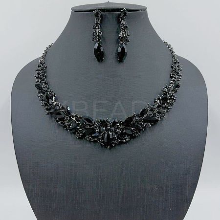 Alloy Rhinestone Jewelry Sets FS-WG8C091-03-1