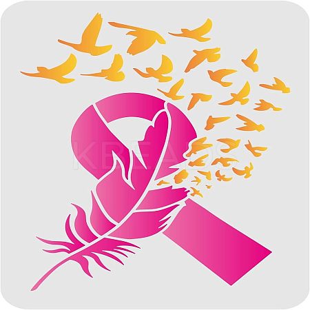 Plastic Reusable Drawing Painting Stencils Templates DIY-WH0202-351-1