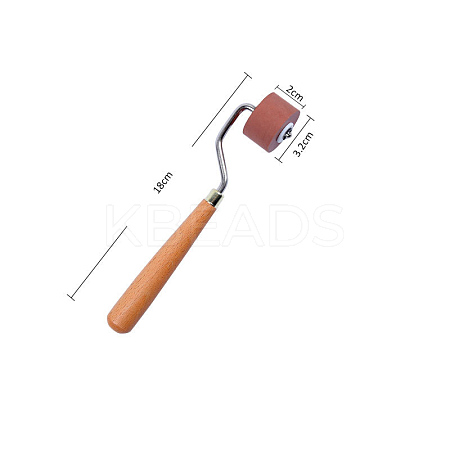 Wooden Brayer Roller DRAW-PW0001-359A-02-1