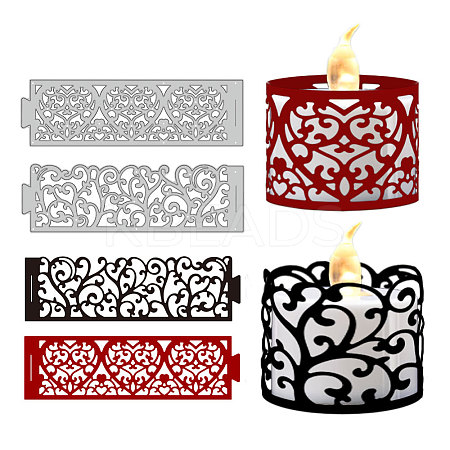 Candle Shade Carbon Steel Cutting Dies Stencils DIY-WH0309-1439-1