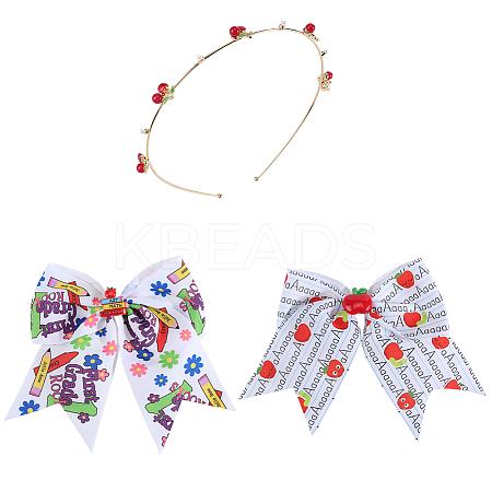 Alloy Hair Bands OHAR-GF0001-43-1