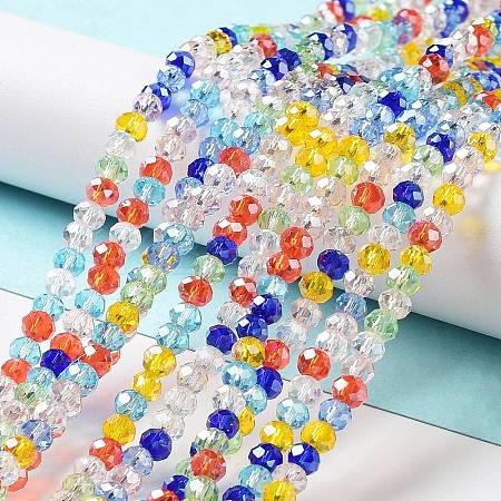 Glass Beads Strands EGLA-A034-M4mm-46-1