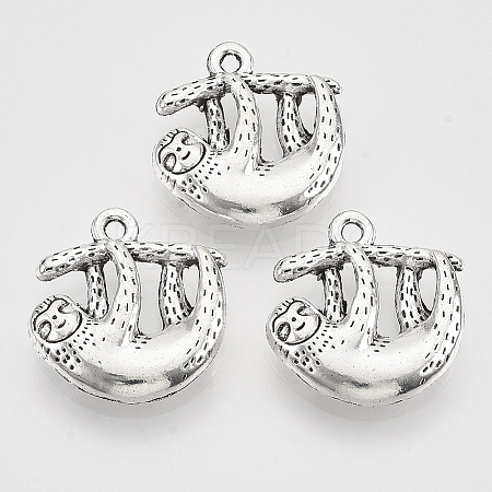 Tibetan Style Alloy Pendants LS-TIBEP-T009-11AS-RS-1