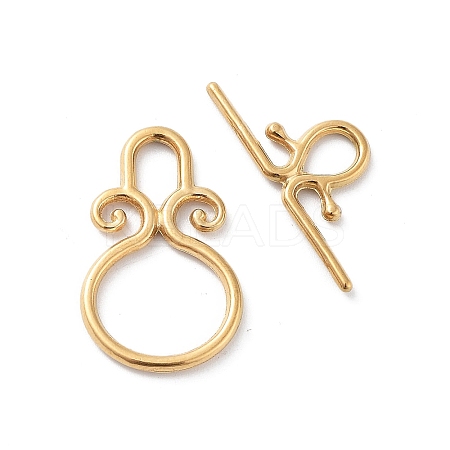 Ion Plating(IP) 304 Stainless Steel Toggle Clasps STAS-A092-01G-1