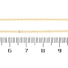 Brass Cable Chain Necklace Making NJEW-D302-78G-3