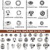 7 Bags DIY Jewelry Making Findings Kits FIND-SC0017-88-2