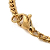 Brass Clear Cubic Zirconia Curb Chain Constellation Pendant Medal Necklaces for Women NJEW-U010-01G-04-3