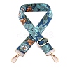 Flower Pattern Nylon Canvas Handbag Webbing Bag Straps PW-WG5C768-07-1