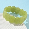 Natural Lemon Quartz Beads Stretch Bracelets for Women Men BJEW-I323-02Q-3