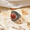 Natural Red Jasper Adjustable Rings RJEW-I108-03AS-06-2