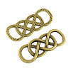 Tibetan Style Alloy Links connectors TIBE-S228-AB-FF-1