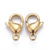 Ion Plating(IP) 316L Surgical Stainless Steel Lobster Claw Clasps LS-STAS-H353-C-02G-A-2