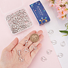 100Pcs Tibetan Style Alloy Peace Sign Pendants FIND-SC0006-34-3