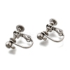 316 Stainless Steel Clip-on Earring Findings EJEW-R019-01P-1