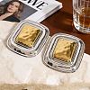 304 Stainless Steel Stud Earrings WG5F66C-01-5