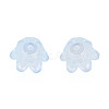 6-Petal Imitation Jelly Acrylic Bead Caps JACR-T002-02C-3